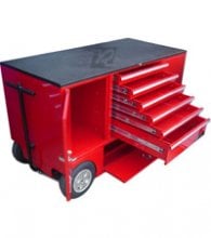 (image for) Table Height Pit Box Wagon Carts