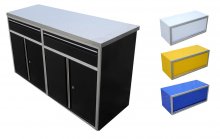 (image for) [DISCONTINUED] Redline 64" Base Cabinet & Countertop Combo