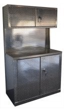 (image for) Pit Products 48" Base and Overhead Cabinet Combo