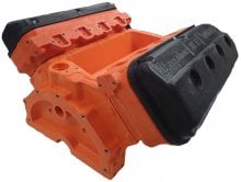 (image for) FAKE P-Ayr 392 Chrysler Short Motor Block Hemi & Valve Covers