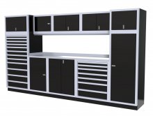 (image for) [DISCONTINUED] Moduline 12' Pro-II Base Wall Cabinet Combo 22