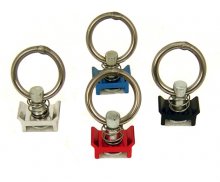 Pit Posse S-Track Single Ring Stud Anchors