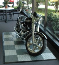 (image for) [DISCONTINUED] 4' x 9' SwissTrax Motorcycle Modular Flooring Kit