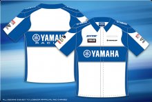 (image for) [DISCONTINUED] Factory Yamaha Pit Shirt - White