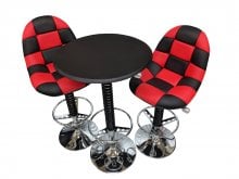 [DISCONTINUED] Pit Stop Bar Table Racing Chair Combo