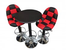 (image for) [DISCONTINUED] Pit Stop Bar Table Racing Chair Combo