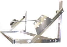 (image for) [DISCONTINUED] Pit Products 4/5/8 Ft Universal Trailer Tire Rack