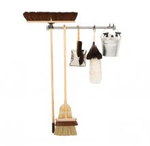 [DISCONTINUED] MonkeyBar Mop & Broom Cleaning Storage Rack