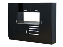 (image for) [DISCONTINUED] Moduline 8' Select Base Wall Cabinet Combo 7