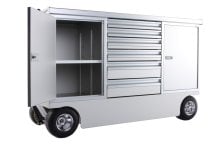 (image for) Arrow Components 60" Aluminum Shop Toolbox Pit Box