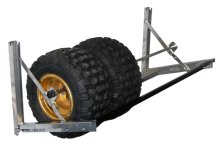 (image for) [DISCONTINUED] Pit Pal 61" ATV Trailer Tire Storage Rack
