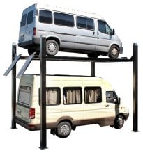 (image for) [DISCONTINUED] 7,000 lb Kernel Mfg Hi-Rise 4 Post Parking Lift