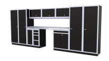 (image for) [DISCONTINUED] Moduline 16' Pro-II Base Wall Cabinet Combo 25