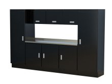 (image for) [DISCONTINUED] Moduline 10' Select Base Wall Cabinet Combo 8