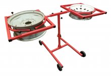 [DISCONTINUED] Redline Mobile Wheel Rim Rotating Paint Stand