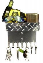 Pit Products Diamond Plated Key Chain Caddy