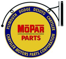 (image for) [DISCONTINUED] Double Sided Mopar Sign