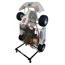 Streeter Upright Rolling Go Kart Stand for Kid Karts