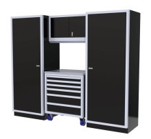 (image for) [DISCONTINUED] Moduline 8' Pro-II Base Wall Cabinet Combo 8