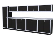 (image for) [DISCONTINUED] Moduline 14' Pro-II Base Wall Cabinet Combo 23