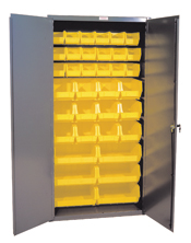 [DISCONTINUED] Durham 36" Wide Cabinet 36 Bins Flush Door Style