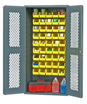 [DISCONTINUED] Durham Clearview 45 Bin Cabinet