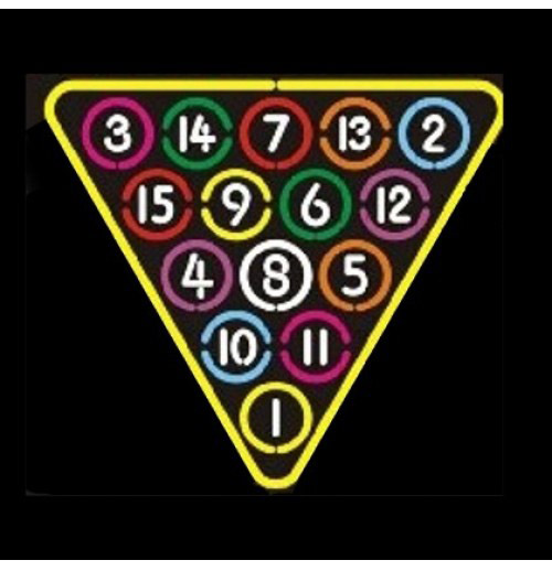 [DISCONTINUED] Billiard Rack Neon Sign