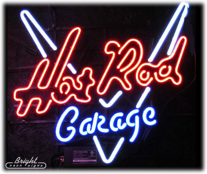 [DISCONTINUED] Hot Rod Garage Neon Sign