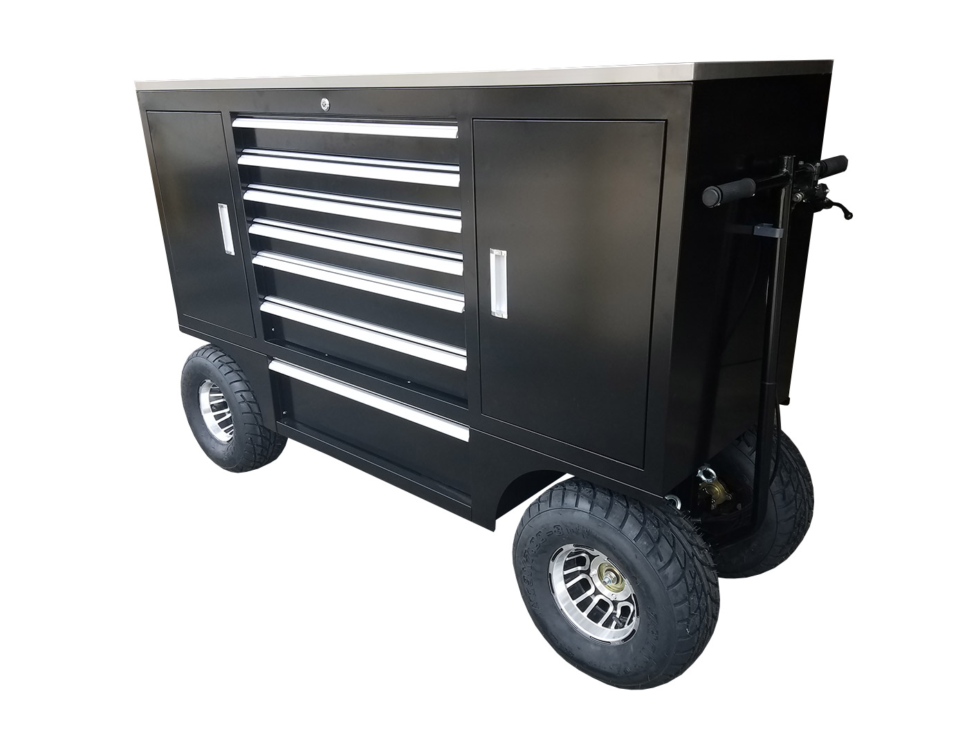 New Extreme Pit Box Pitbox Rolling Portable Racing Toolbox Cart Kart Tool Box
