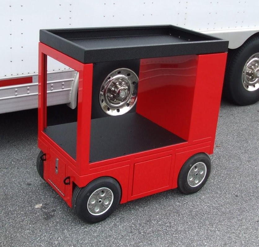 RSR Generator Pit Box Pitbox Rolling Portable Racing Toolbox Cart Kart Tool Box