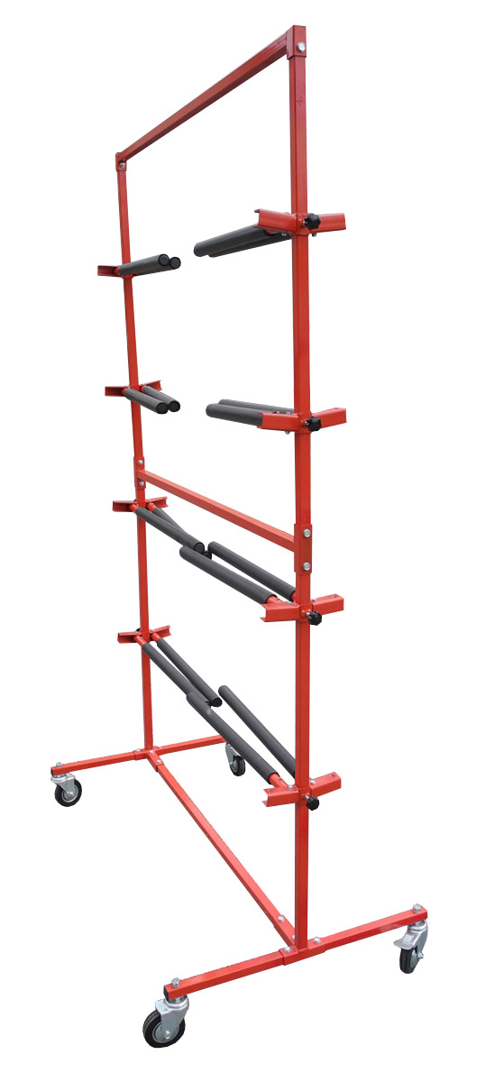 Redline Double Sided Mobile Bumper Storage Rack FREE SHIPPING
