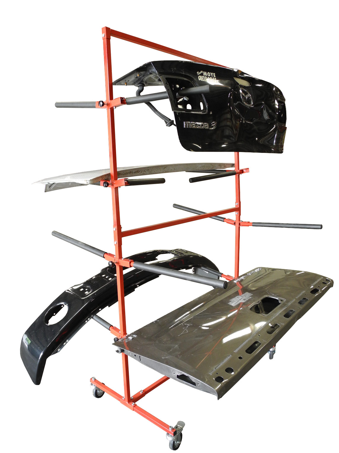 Redline Double Sided Mobile Bumper Storage Rack FREE SHIPPING