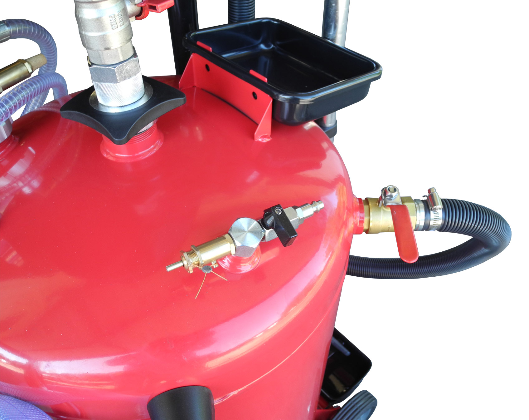 Redline 30 Gallon Self Evacuating Vacuum Oil Extractor Drain FREE