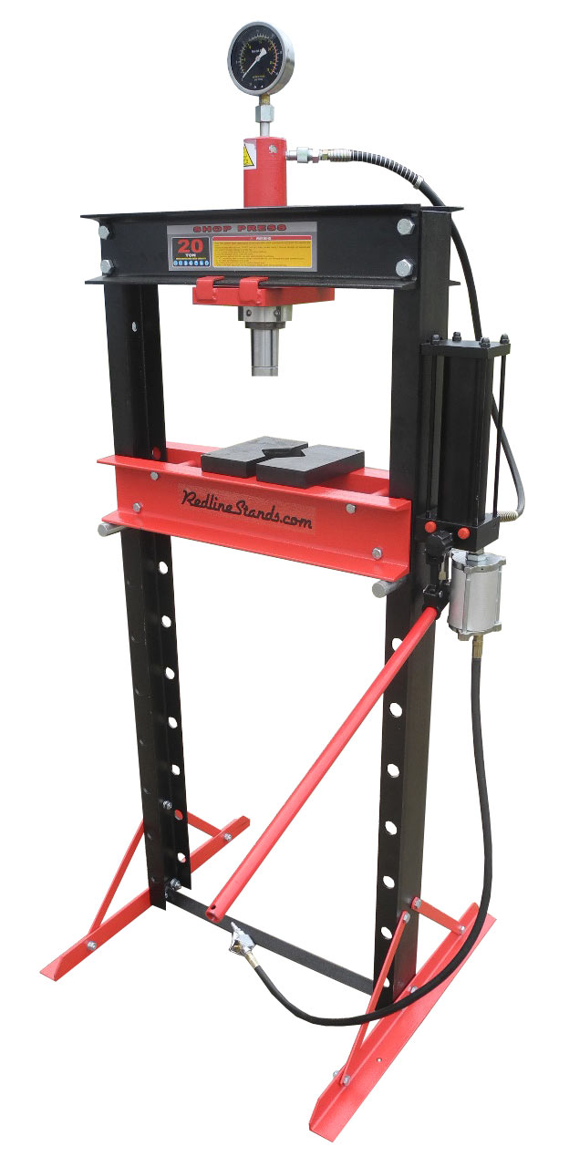 Redline 50 Ton Air Hydraulic Shop Press