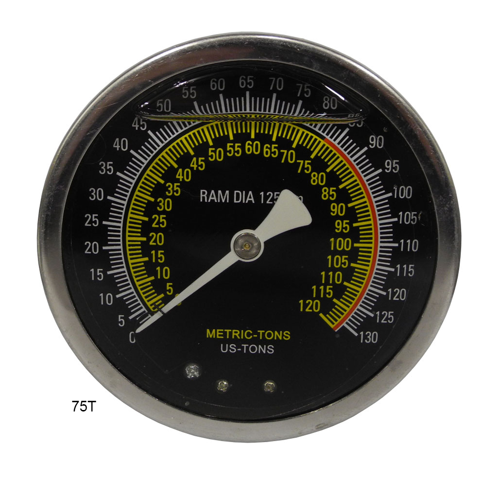 Redline 10100 Ton Replacement Shop Press Gauge FREE SHIPPING