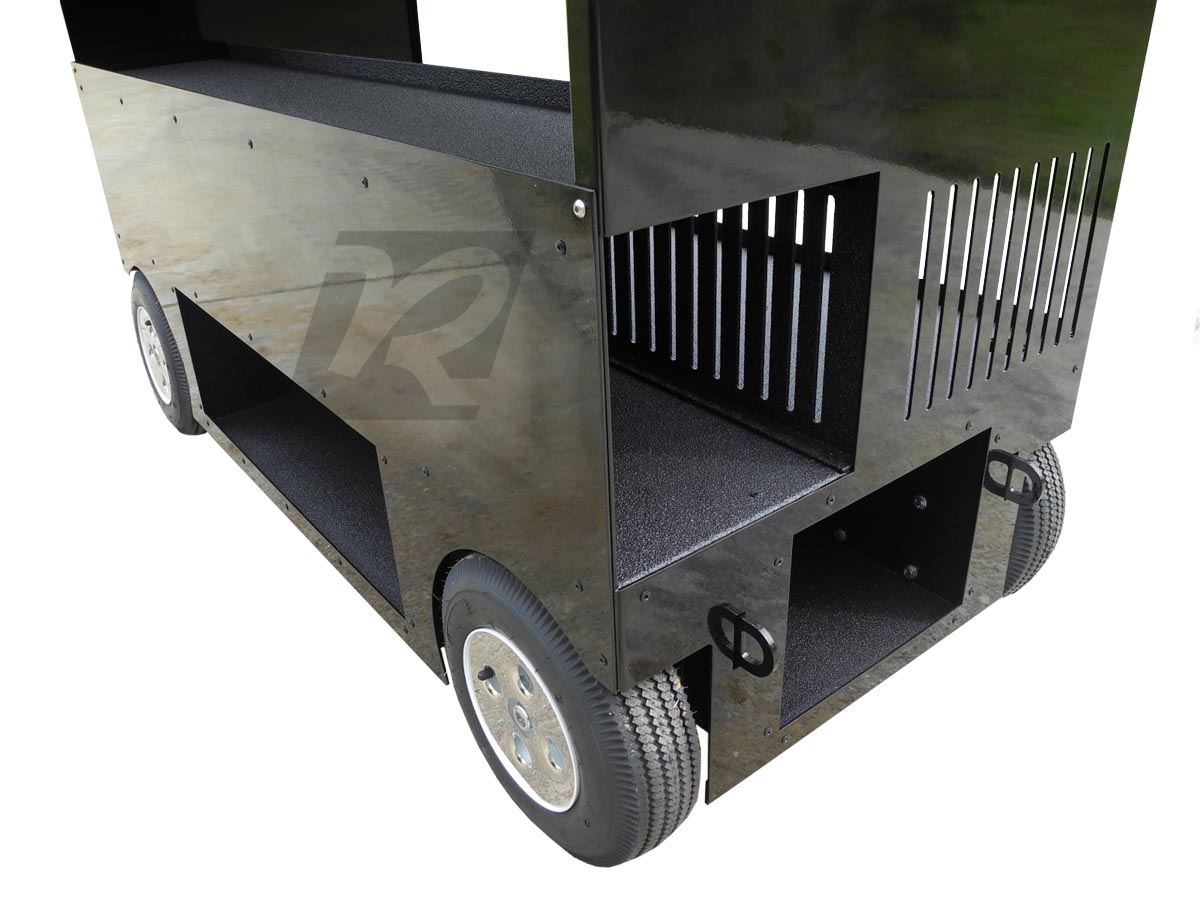 RSR 26 Tire Rack Rolling Pit Box Wagon Cart