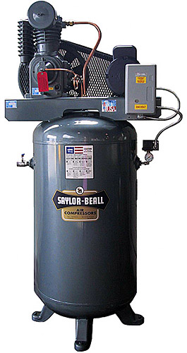 Saylor Beall Vertical 5 HP 80 Gallon Air Compressor