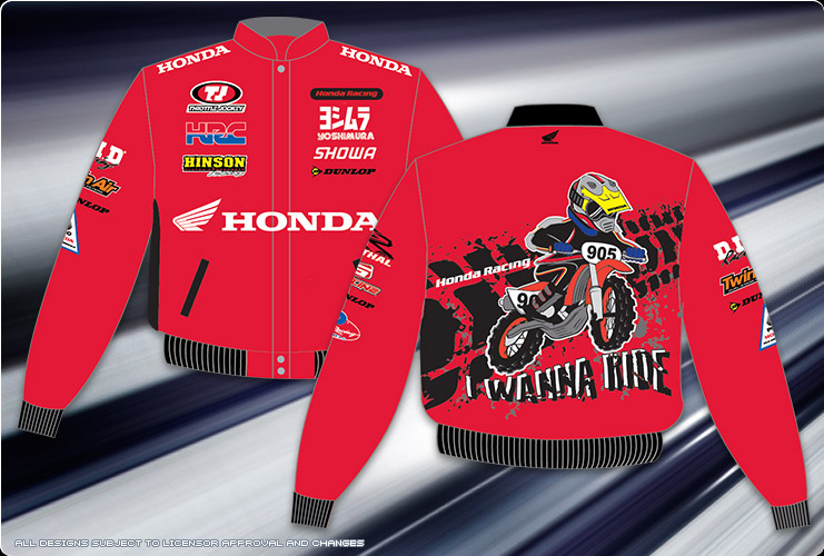 [DISCONTINUED] Factory Honda Racing Twill Jacket - I Wanna Ride