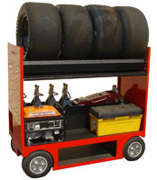 (image for) Rolling Tire Rack Wagon Carts