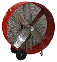 (image for) [DISCONTINUED] Maxx Air 36-48" Belt Drive Barrel Shop Drum Fan