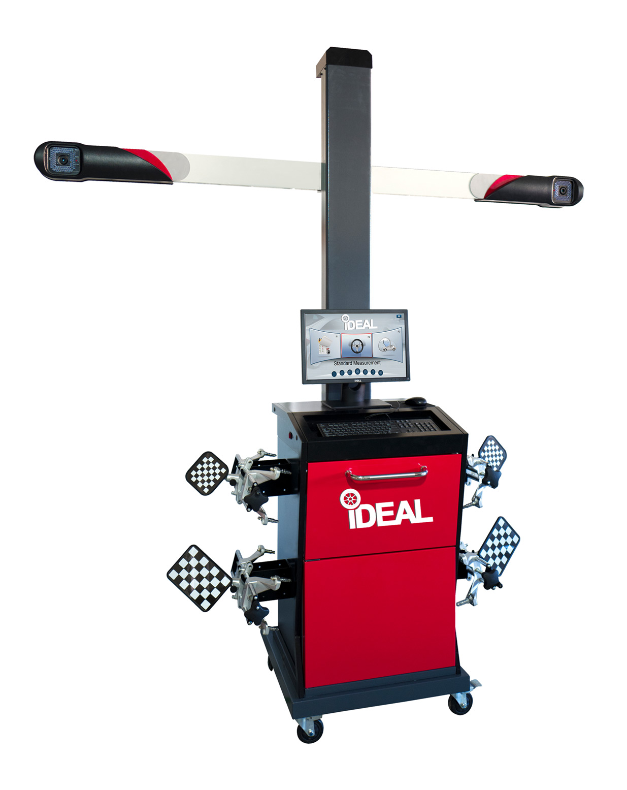 iDEAL 3D Truck Wheel Alignment System Redline Stands