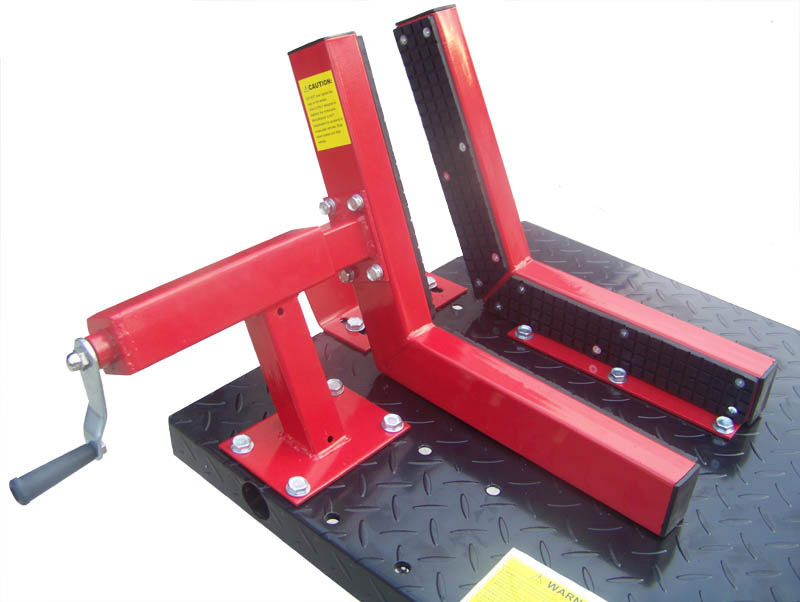 Redline Motorcycle Lift Table Wheel Vise FREE SHIPPING