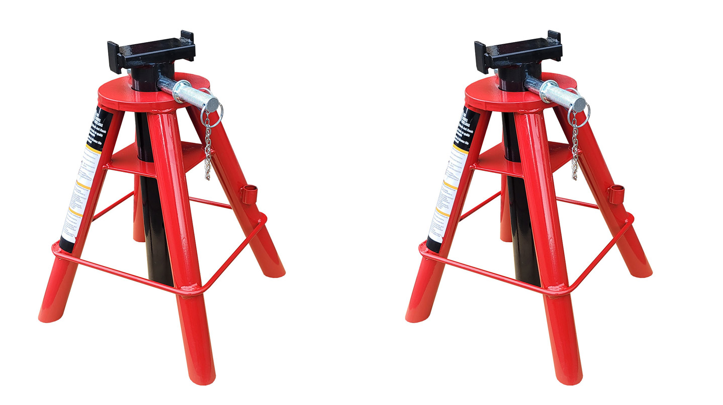 Redline 10 Ton Short Under Hoist Jack Stand Pair