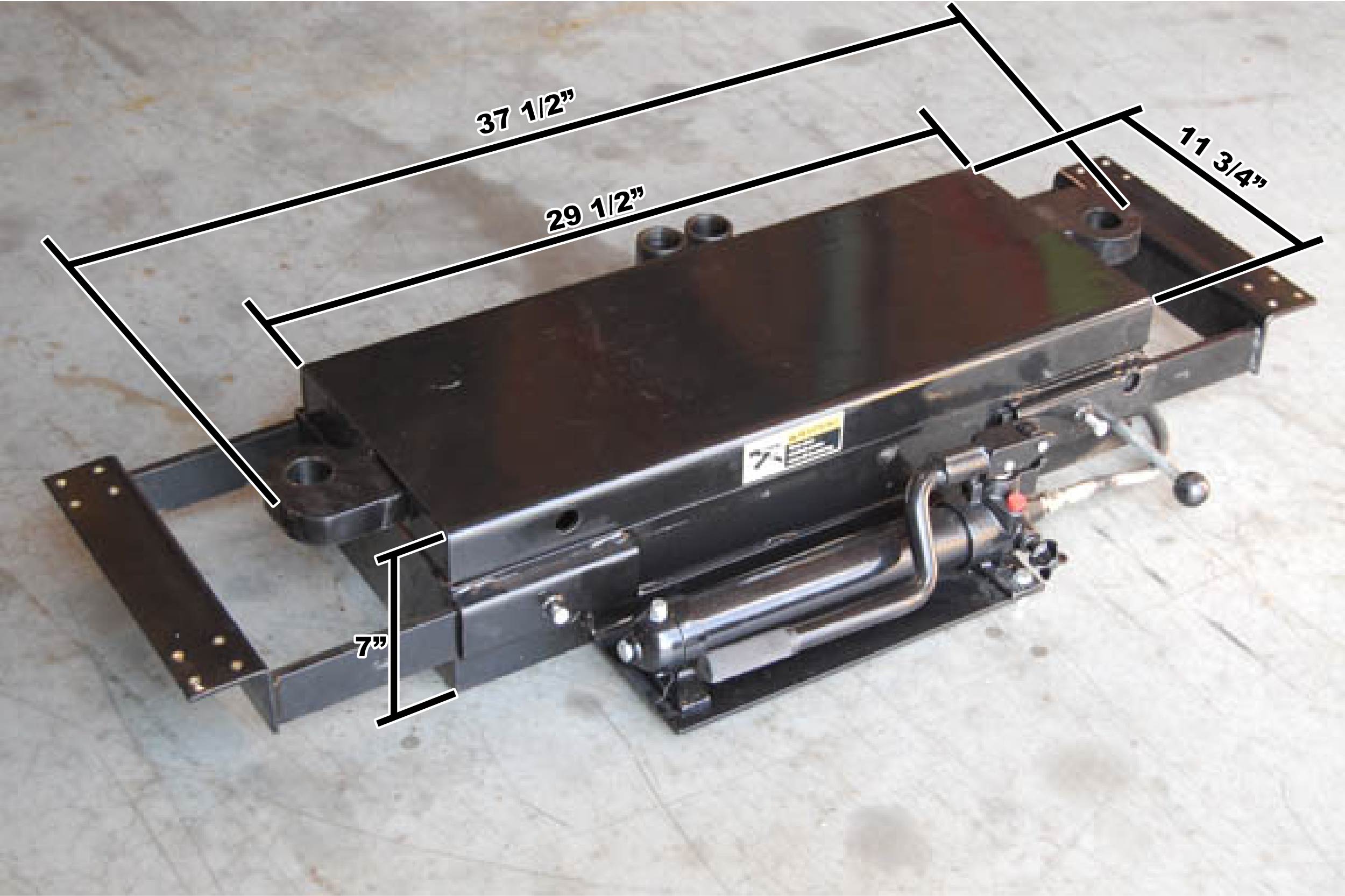 3,500 Lb Kernel Sliding Bridge Jack for 7K 9K Lb Storage Lifts FREE
