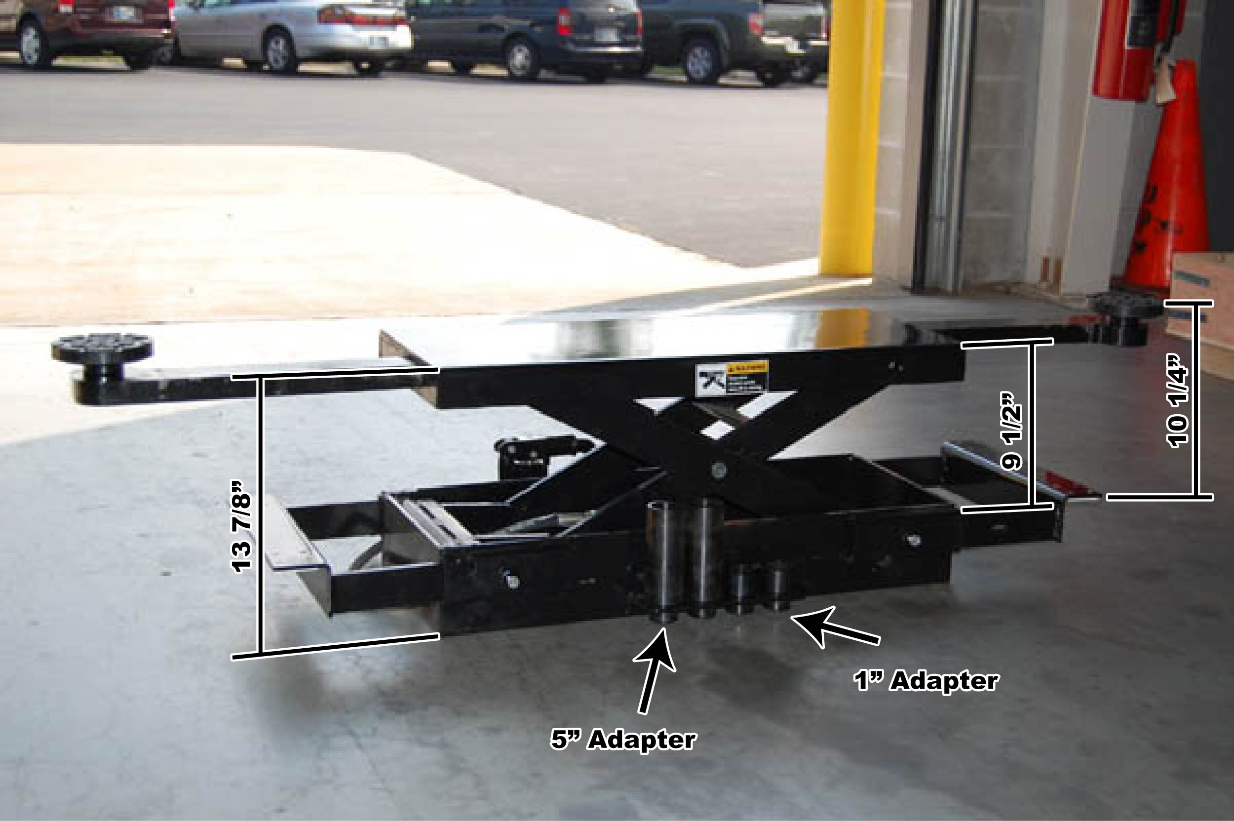 3,500 Lb Kernel Sliding Bridge Jack for 7K 9K Lb Storage Lifts FREE