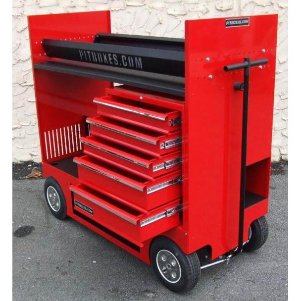 Rolling Tire Rack Wagon Cart RSR 26" Pit Box Redline Stands