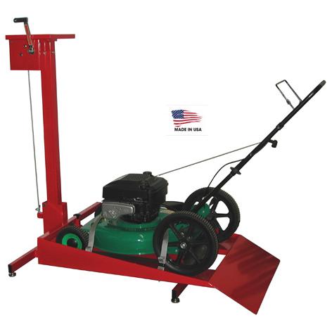 Lift for lawn mower repair discount