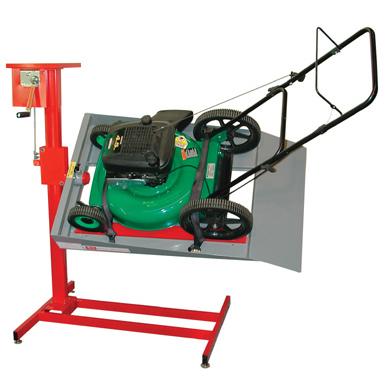Manual Rotating Lawn Mower Lift Stand Redline