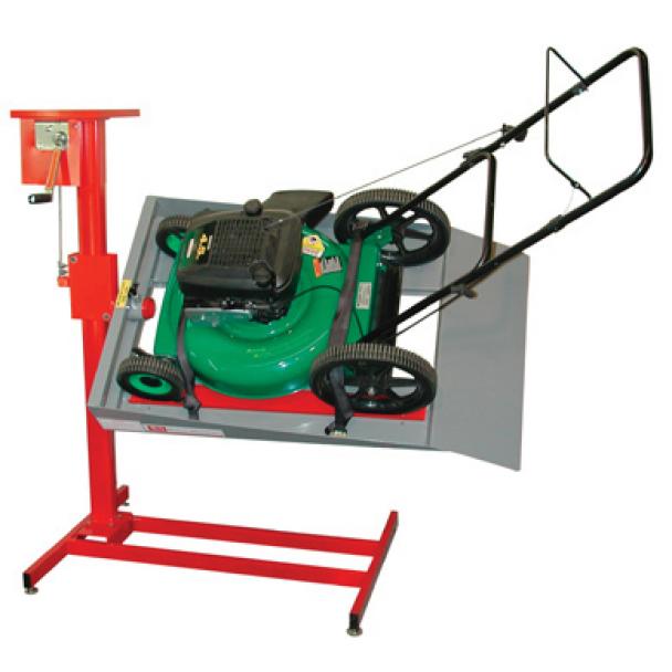 Handy Rotating Lawn Mower Lift Stand