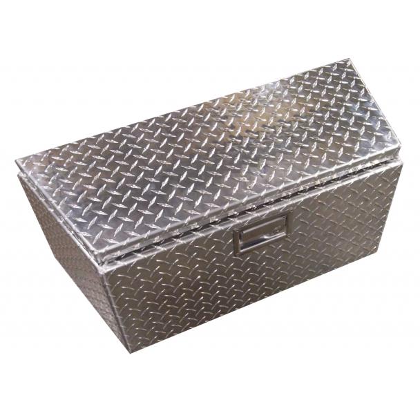 Pit Products Diamond Plate Trailer Nose Cabinet